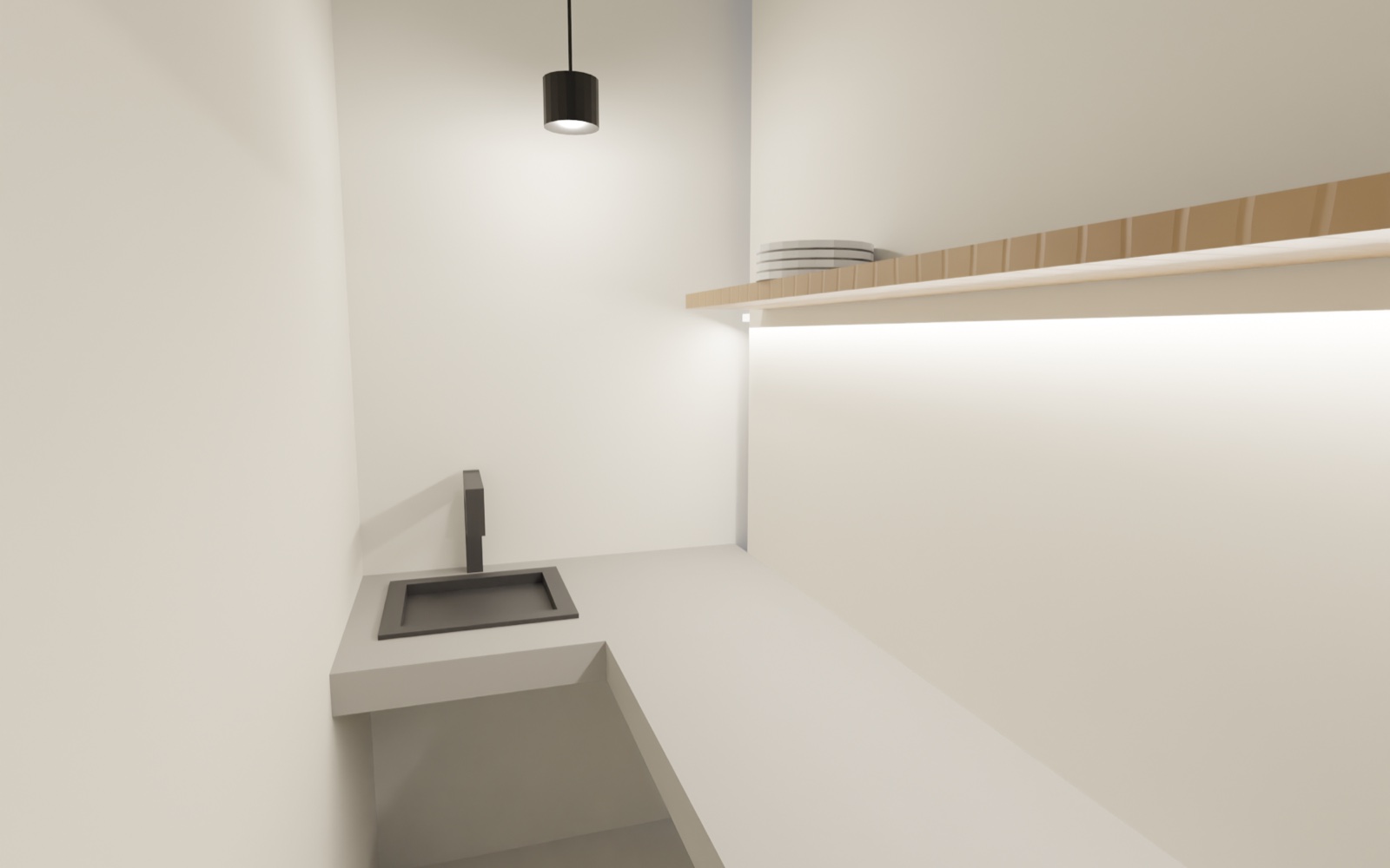 Dapur pribadi tipe Studio